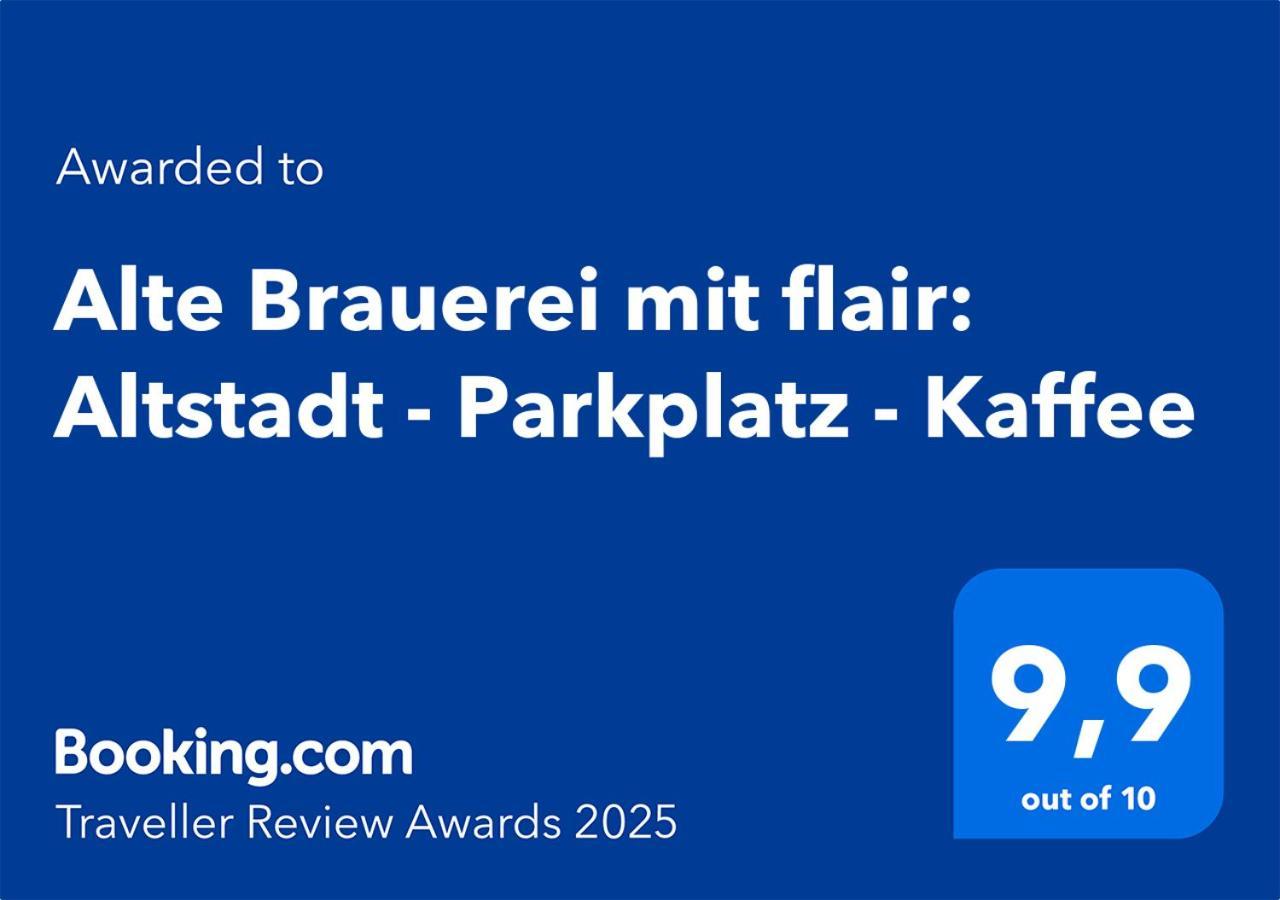 Alte Brauerei Mit Flair: Altstadt - Parkplatz - Kaffee Kitzingen Zewnętrze zdjęcie